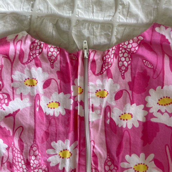 Lilly Pulitzer Pink and White Floral Dress - Picture 7 of 8